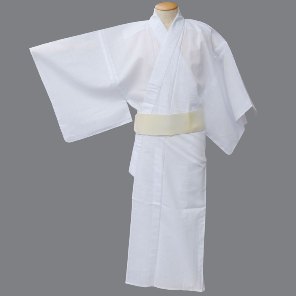 シルク麻白衣 画像1