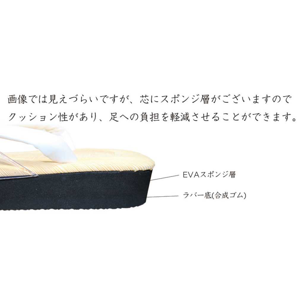 ラバー高底草履 画像3